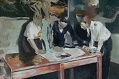 Malerier og installasjoner Lars Elling.